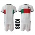 Cheap Portugal Away Football Kit Children World Cup 2022 Short Sleeve (+ pants)